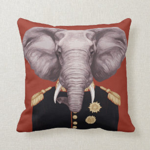 Captain Elephant Cushion
