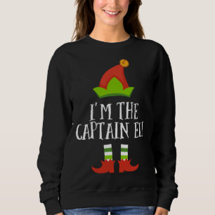 Captain Elf Christmas Matching Family Im The El Sweatshirt