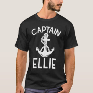 Captain Ellie Yacht Sailing Ship Boating Boat T-Shirt