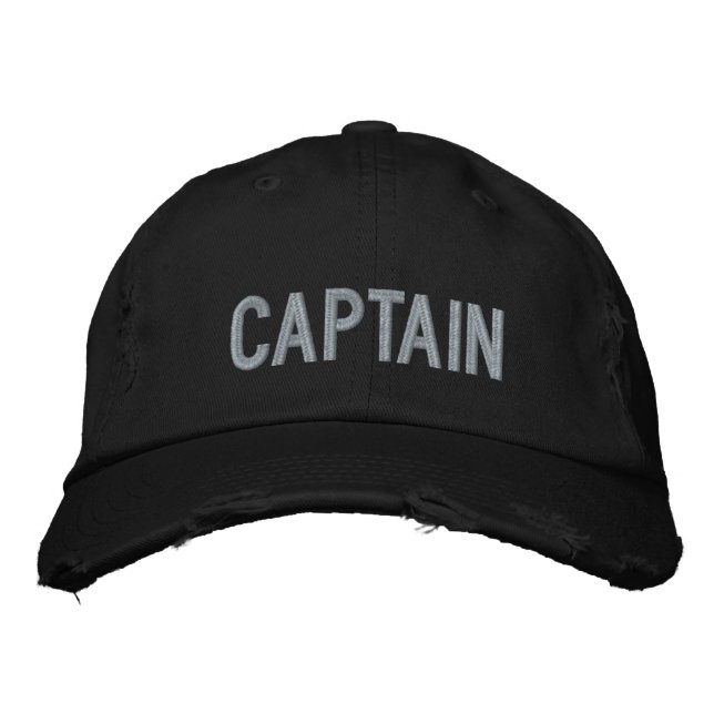 Captain embroidered cap hat (Front)