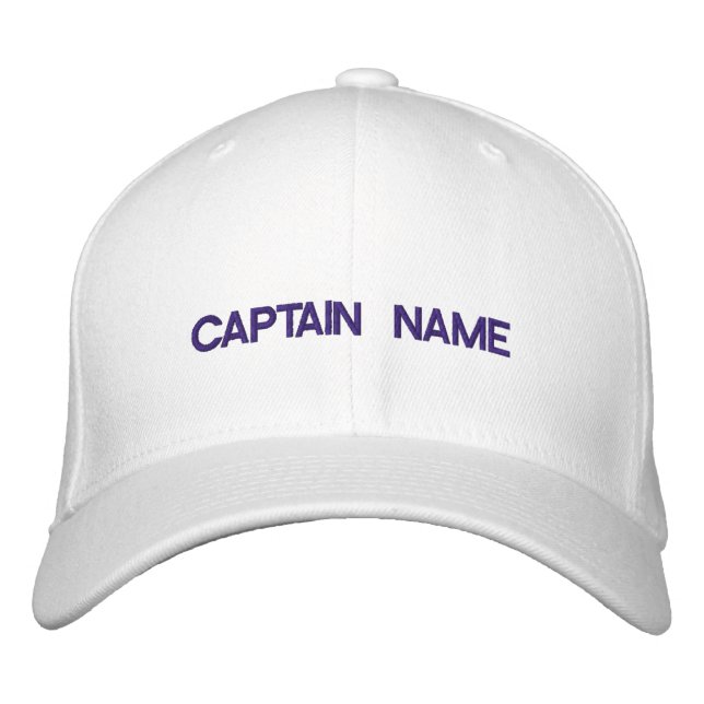 Captain Embroidered Hat (Front)