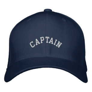 Captain Embroidered Hat, DIY colours Hat