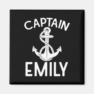 Captain Emily Sailing Boating Boat Ship Yacht  Magnet