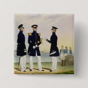 Captain, Flag Officer and Commander (Undress) plat 15 Cm Square Badge