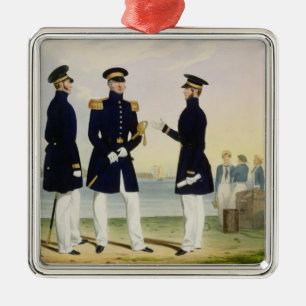 Captain, Flag Officer and Commander (Undress) plat Metal Tree Decoration