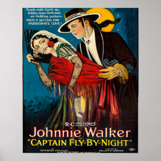 Captain Fly ~ By Night ~ 1922 Poster