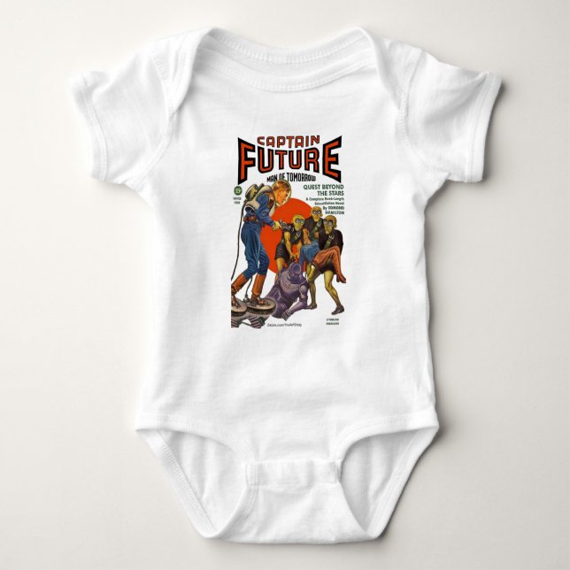 Captain Future Baby Bodysuit (Front)