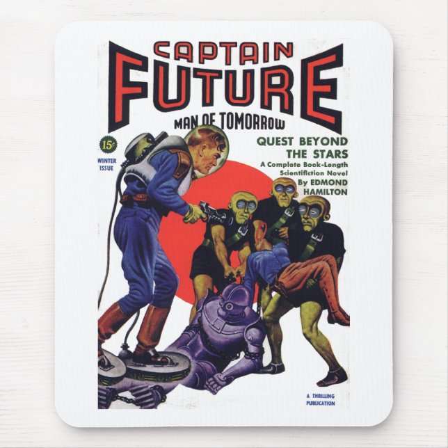 Captain Future Mouse Mat (Front)