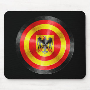 Captain Germany Hero Shield Mouse Mat