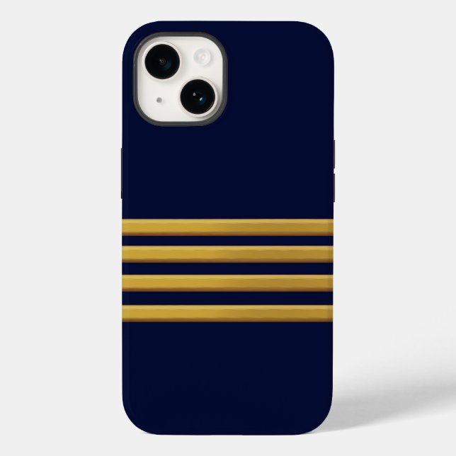 Captain gold stripes  Case-Mate iPhone case (Back)