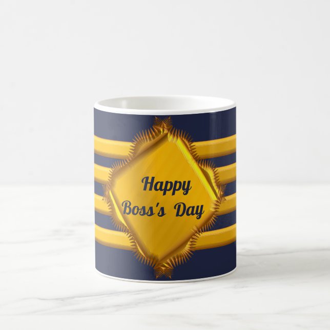 Captain gold stripes coffee mug (Center)