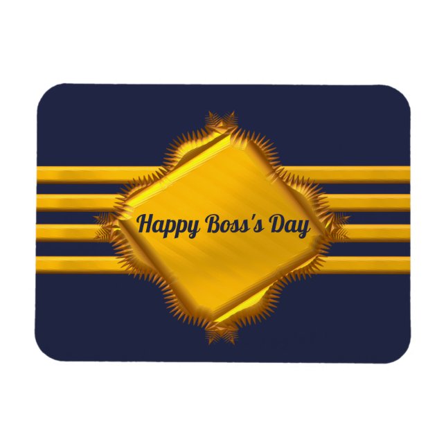 Captain gold stripes magnet (Horizontal)