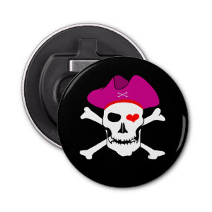 Captain Grace & Pirates Flag, Skull /boating party Bottle Opener
