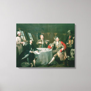 Captain Graham in his Cabin Canvas Print
