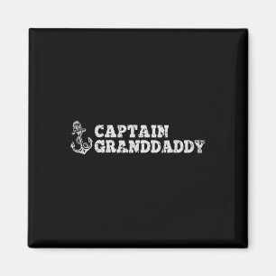 Captain Granddaddy Sailing Boating Boat Anchor Fun Magnet