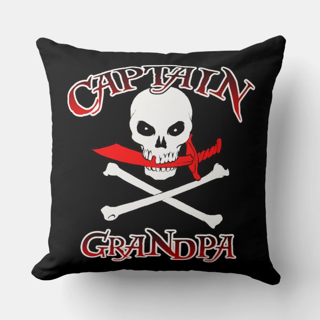 Captain Grandpa Cushion (Front)