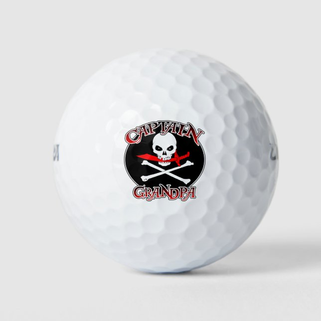 Captain Grandpa Golf Balls (Front)