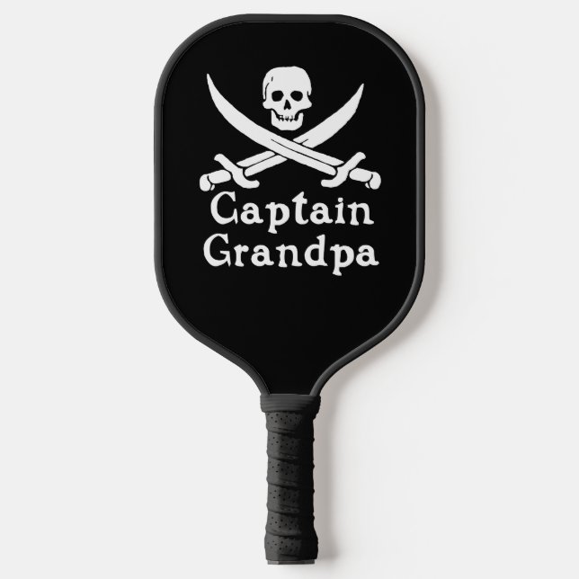 Captain Grandpa Pickleball Paddle (Front)