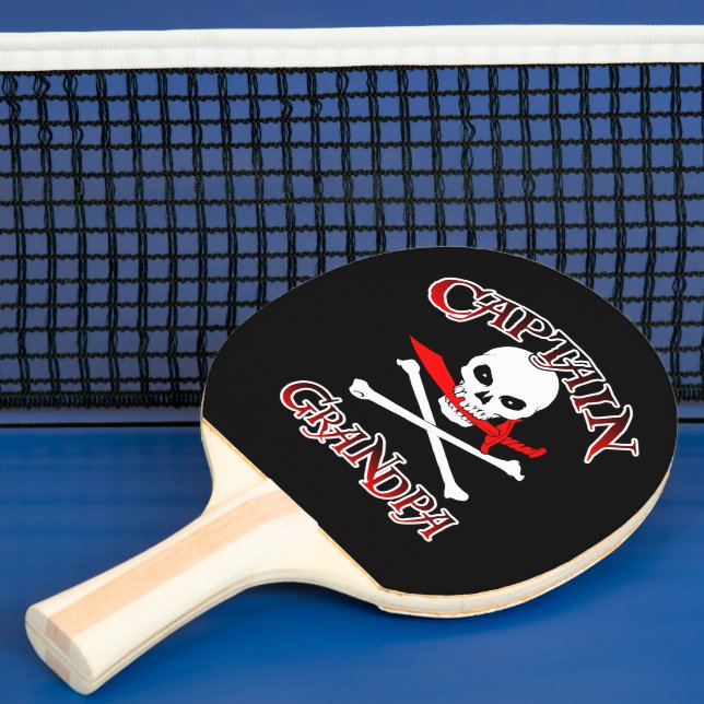Captain Grandpa Ping Pong Paddle (Insitu)