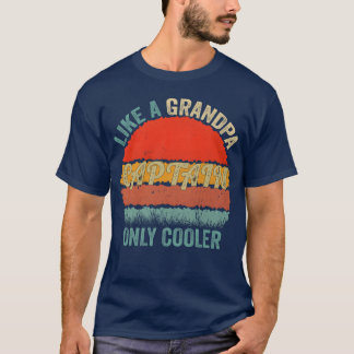 Captain Grandpa Vintage Fathers Day gift T-Shirt
