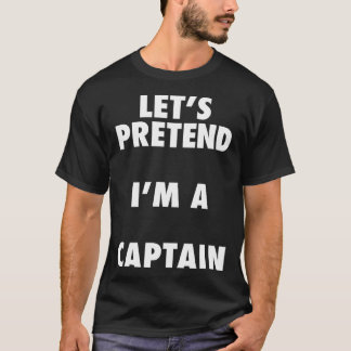 Captain Halloween Easy & Last Minute Costume T-Shirt