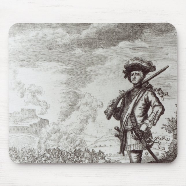 Captain Henry Morgan at the sack Mouse Mat (Front)