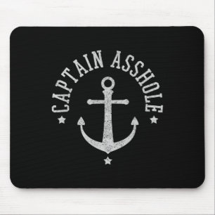 Captain Hole - Funny Sailing Boating Boat Sailor G Mouse Mat