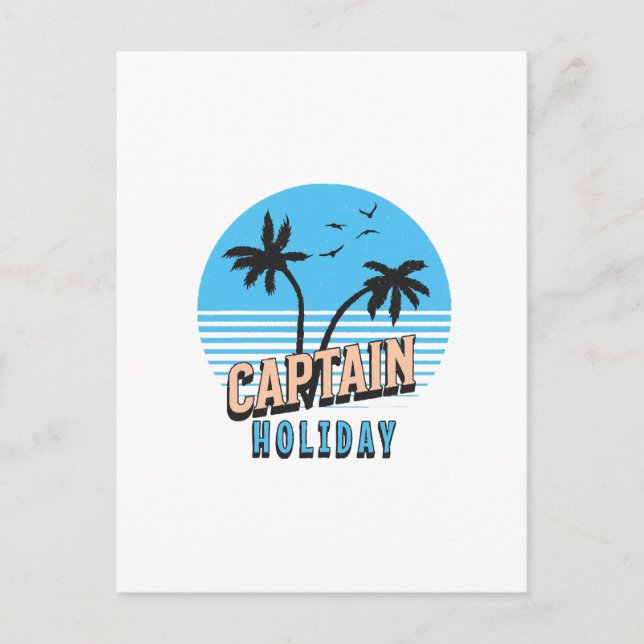 Captain Holiday Postcard (Front)