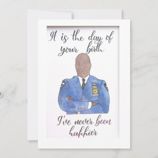 Captain Holt Birthday Card (Front)