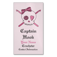 Captain Hook -Crochet Skull (Hair Bow)