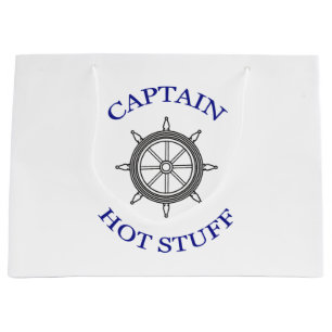 "Captain Hot Stuff" Large Gift Bag
