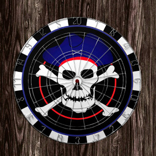 Captain Jack Dartboard & Pirates Flag, Skull /game