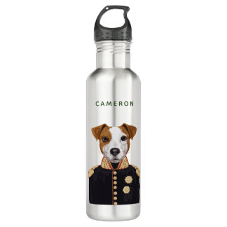 Captain Jack Russell | Add Your Name 710 Ml Water Bottle