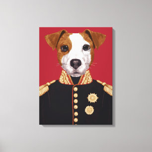 Captain Jack Russell Canvas Print