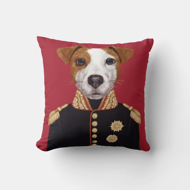 Captain Jack Russell Cushion (Front)