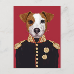 Captain Jack Russell Postcard