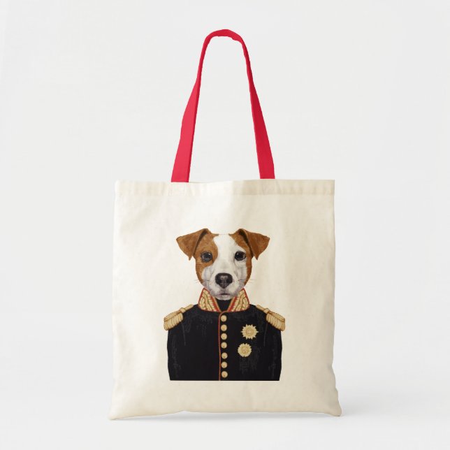 Captain Jack Russell Tote Bag (Front)