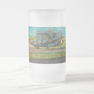 Captain Jack Swayze Frosted Glass Beer Mug