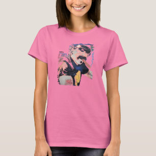 Captain Jimmy T-shirt (full colour on white/navy)