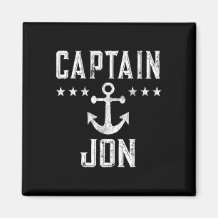 Captain Jon Boating Gift For Boat Lovers Magnet