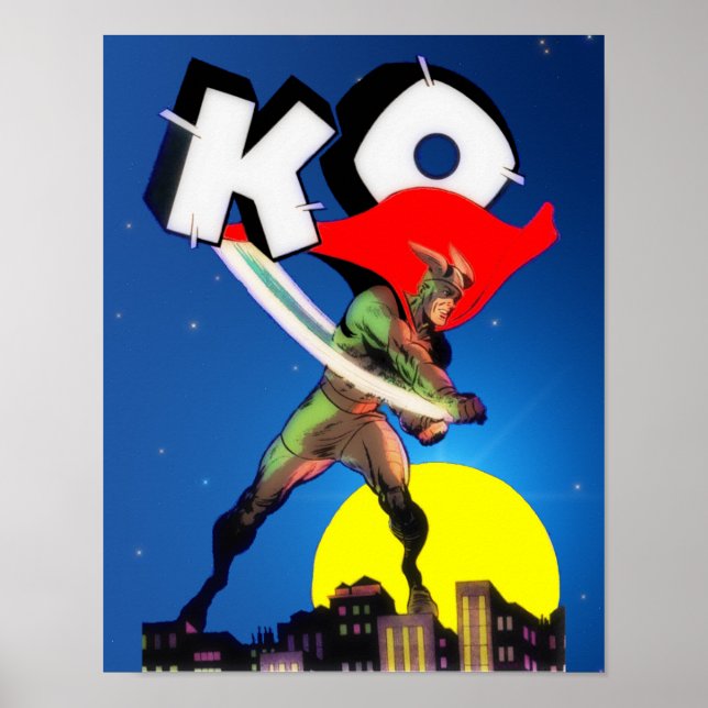 Captain K.O. Poster (Front)