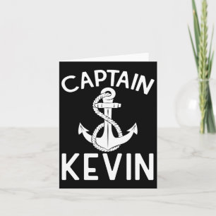 Captain Kevin Boat Anchor Boating Ship Yacht  Card