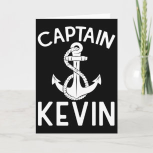 Captain Kevin Boat Anchor Boating Ship Yacht Card