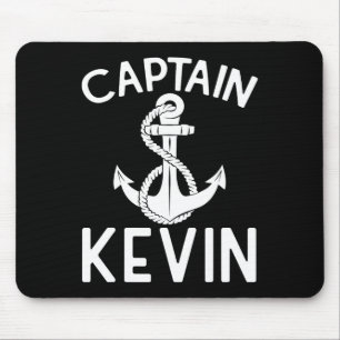 Captain Kevin Boat Anchor Boating Ship Yacht  Mouse Mat