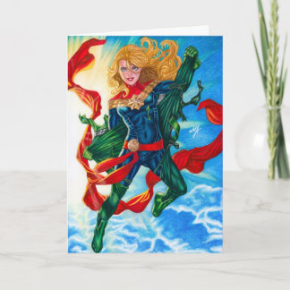 Captain Marvel ~ Carol Danvers Card