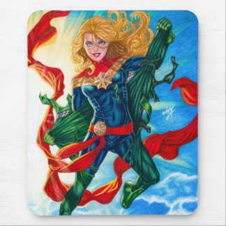 Captain Marvel ~ Carol Danvers Mouse Mat