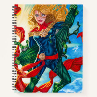 Captain Marvel ~ Carol Danvers Notebook
