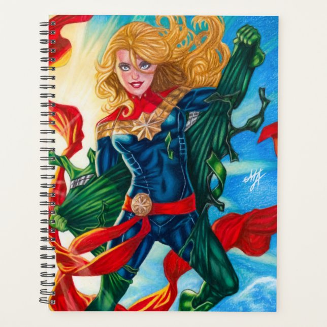 Captain Marvel ~ Carol Danvers Planner (Front)
