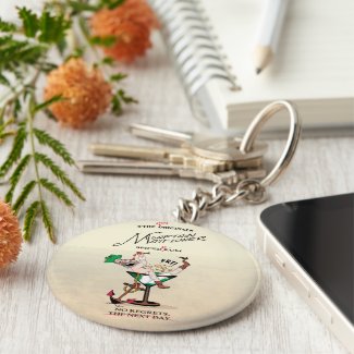 CAPTAIN MAYFLOWER 'NO REGRETS' KEY RING