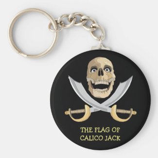 CAPTAIN MAYFLOWER'S Flag for Calico Jack Key Ring